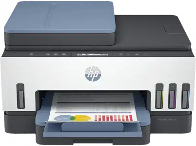 Impresora Multifunción - HP Smart Tank 7306, WiFi, Bluetooth, USB, doble cara