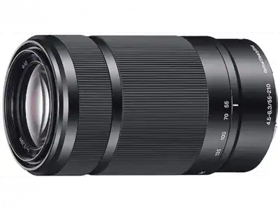 Objetivo EVIL - Sony E 55-210mm f/4.5-6.3 OSS, Negro