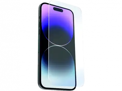 Protector pantalla - Muvit For Change, Para iPhone 15 Pro, Vidrio Templado, Transparente