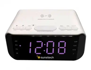 Radio despertador Sunstech FRD50 Blanco
