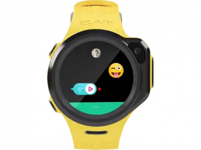 Smartwatch - Elari KidPhone 4GR, Para niños, 1.3", 48 horas, 4G, Bluetooth, IP67, Wi-Fi, GPS, Amarillo