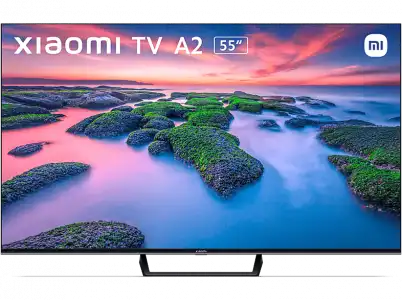 TV LED 55" - Xiaomi A2, UHD 4K, Smart TV, HDR10, Dolby Vision, Audio™, DTS-HD®, Inmersive Limitless Unibody, Negro