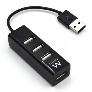 Ewent Mini-Hub 4 Puertos USB 2.0