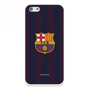 Funda Para Iphone 5 Del Barcelona Rayas Blaugrana - Licencia Oficial Fc Barcelona