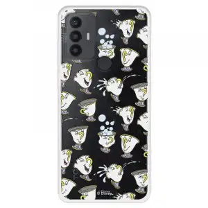 Funda Para Tcl 30 Se Oficial De Disney Chip Potts Siluetas - La Bella Y La Bestia
