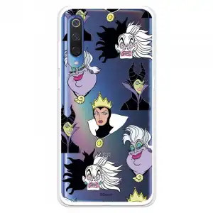 Funda Para Xiaomi Mi 9 Oficial De Disney Villanas Patrón - Villanas Disney