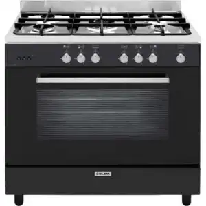 Glem Cocina A Gas 109l 5 Fuegos Negra - Ge960cmbk2