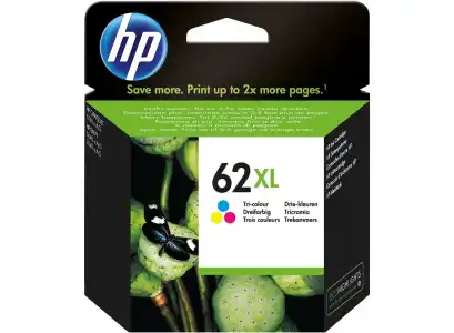 HP 62XL Cartucho Tinta Alta Capacidad Original Tricolor
