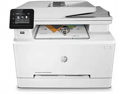 Impresora multifunción - HP Color LaserJet Pro M283fdw, 22 ppm, 600 x ppp, Fax a color, USB, Blanco