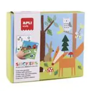 Juego gomets Apli stickers Box Bosque