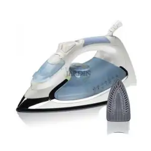 Plancha De Vapor 2200w, Suela Revestimiento Cerámico Azul