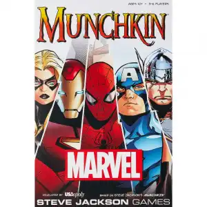 USAopoly Munchkin: Marvel Juego de Mesa en Inglés