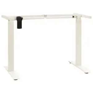 VidaXL Estructura de Escritorio Motorizada Elevable Altura Ajustable Blanca