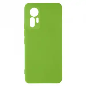 Avizar Funda de Silicona Semirrígida con Acabado Soft-Touch Fina Verde para Xiaomi 12 Lite