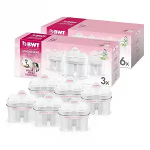 BWT Magnesium Mineralizer Pack de 9 Filtros con Magnesio Longlife Mg2+