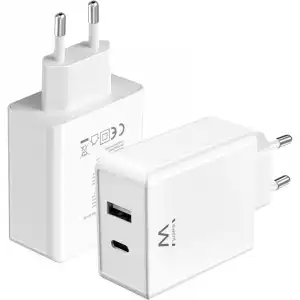 Ewent EW1328 Cargador USB-C Quick Charge 45W Blanco