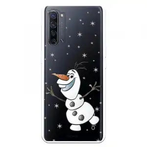 Funda Para Oppo Find X2 Neo Oficial De Disney Olaf Transparente - Frozen