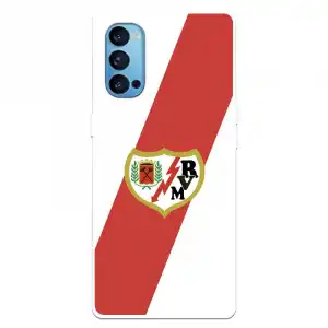 Funda Para Oppo Reno4 5g Del Rayo Vallecano Escudo - Licencia Oficial Rayo Vallecano