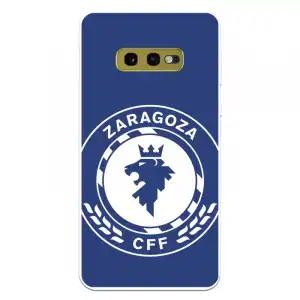 Funda Para Samsung Galaxy S10e Del Zaragoza Cf Femenino Escudo Grande Fondo Azul - Licencia Oficial Zaragoza Cf Femenin
