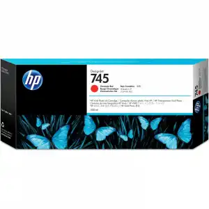 HP 745 Cartucho de Tinta Original Alto Rendimiento Rojo Cromático