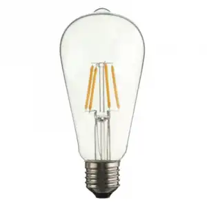 Iglux Bombilla Edison Filamento LED 6W E27 Blanco Cálido