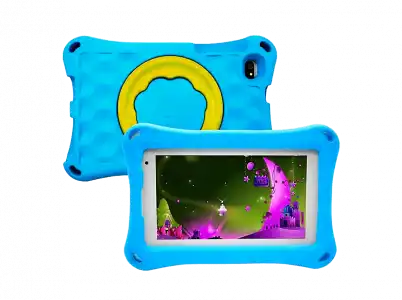 Tablet - DAM K714, Azul, 7 " WSVGA, 2 GB RAM, 32 GB, A133 Octa Core, Android, Infantil
