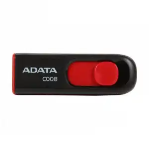 Adata C008 8GB USB 2.0 Negro/Rojo