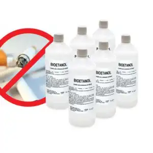 Combustible Etanol De Origen Natural Con Aroma. Botella De 1l
