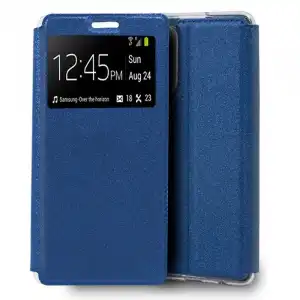 Cool Funda Flip Cover Liso Azul para Samsung Galaxy Note 20 Ultra