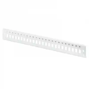 Digitus Panel Frontal Vertical 24 Puertos Fibra 1U Gris