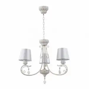 Fabrilamp Lámpara Clematis 3xe14 Blanco Oro