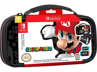 Funda - Ardistel Game Traveler case NNS533 Super Mario, Para Nintendo Switch, Negro