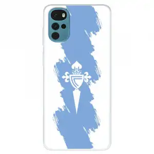 Funda Para Motorola Moto G22 Del Rc Celta Escudo Trazo Azul - Licencia Oficial Rc Celta