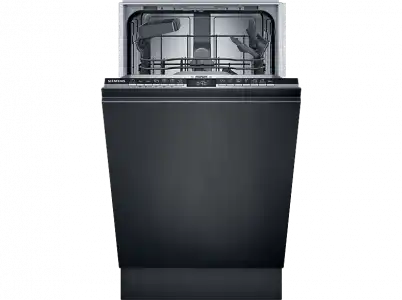 Lavavajillas integrable - Siemens SR63EX24KE, 10 servicios, 6 programas, 44.8 cm, VarioSpeed, Negro