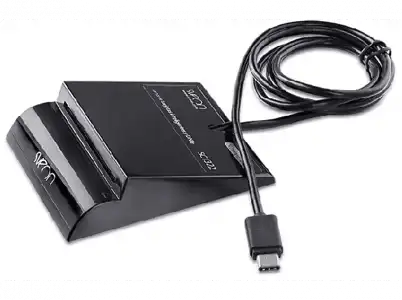 Lector de tarjetas - Sveon SCT322, DNI, USB C, Negro