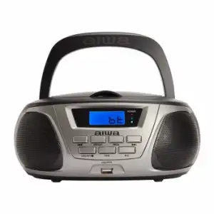 Aiwa Bbtu-300bkmkii Sistema Estéreo Portátil Analógica 5 W Negro, Plata