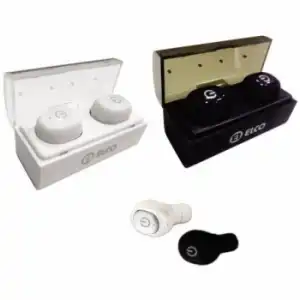 Auricular Elco Pd-1290bt Bluetooth 9mm Blanco Negro