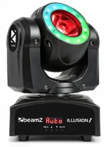 Beamz 150.466 Illusion 1 Cabeza Movil Profesional Efecto Halo