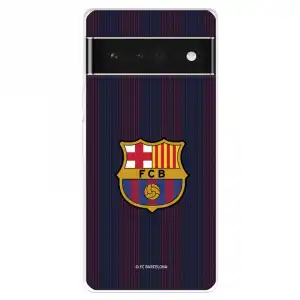 Funda Para Google Pixel 7 Pro Del Fc Barcelona Rayas Blaugrana - Licencia Oficial Fc Barcelona