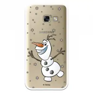 Funda Para Samsung Galaxy A3 2017 Oficial De Disney Olaf Transparente - Frozen