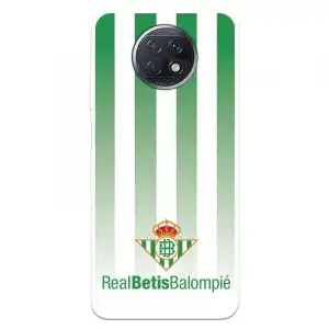 Funda Para Xiaomi Redmi Note 9t Del Betis Fondo Rayas Verdiblancas - Licencia Oficial Real Betis Balompié