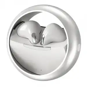 Klack KM89 Auriculares Inalámbricos con Diseño Giratorio Resistentes al Agua Blancos