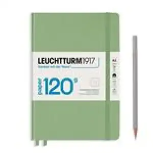 Libreta Leuchtturm Notebook Edition Medium A5 Puntos Verde Sage 120g