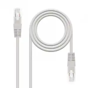 Nanocable Cable de Red Latiguillo RJ45 CAT.6 UTP AWG24 Gris 30 m
