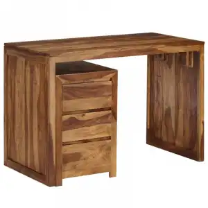 VidaXL Escritorio de Madera Maciza de Sheesham 110x55x76cm