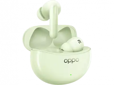 Auriculares True Wireless - OPPO Enco Air3 Pro, Autonomía 7h, Doble micrófono, Algoritmo de IA, Verde