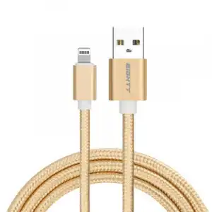 Eightt ECI-2G Cable Lightning a USB Macho/Macho 1m Oro