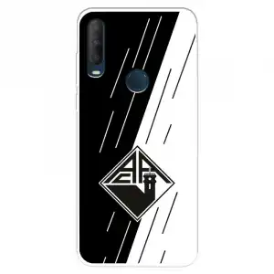 Funda Para Alcatel 1s 2020 Del Académica De Coimbra Escudo Bicolor - Licencia Oficial Académica De Coimbra