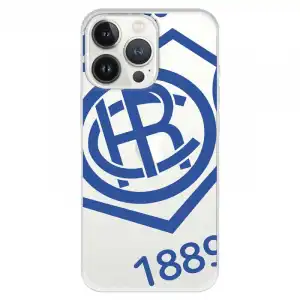 Funda Para Iphone 13 Pro Del Recre Escudo Fondo Transparente - Licencia Oficial Real Club Recreativo De Huelva