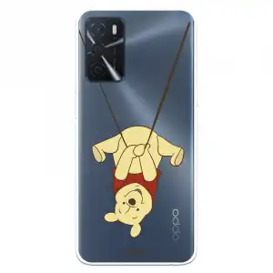 Funda para Oppo A16 Oficial de Disney Winnie Columpio - Winnie The Pooh